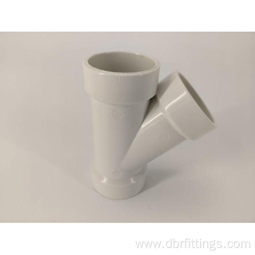 PVC fittings WYE for Basic home improvement